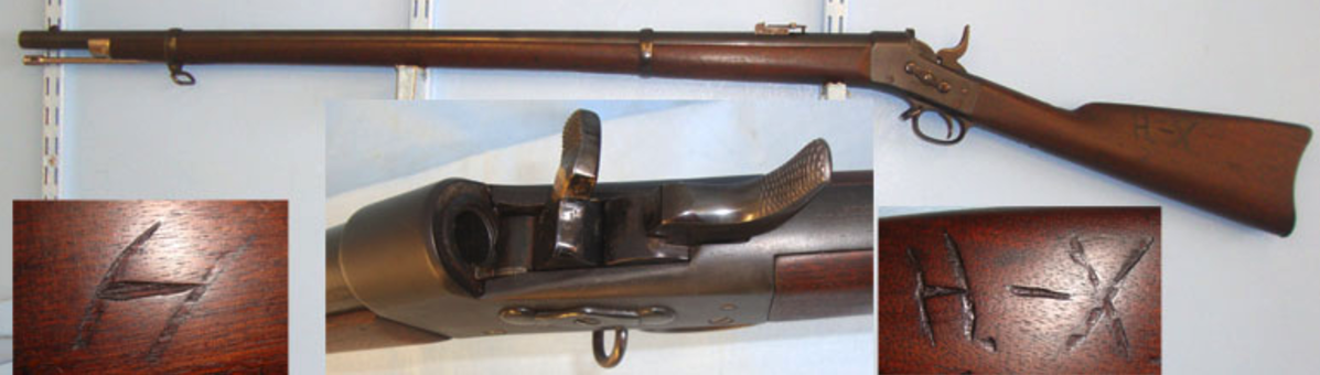 ORIGINAL,1872 Dated, U.S. Army Marked Model 1871 Remington Military Calibre Service Rifle - Image 3 of 3