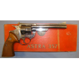 Boxed, Stainless Steel Astra .357 Magnum (S&W Model 27/28 Highway Patrol) 6 Shot Revolver