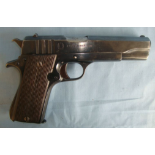 Falklands War Era, Argentina, Marine Police, Ballester-Molina Hafdasa(Colt 1911).45 Calibre Pistol