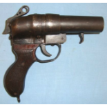 WW2 Type 90 Japanese Army & Navy Double Barrelled Flare / Signal pistol. Sn 11388 11388 This is a