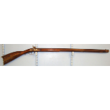 VERY RARE, C1860 AMERICAN Henry Parker Trenton New Jersey, 52 Bore Muzzle Loading Percussion Rifle