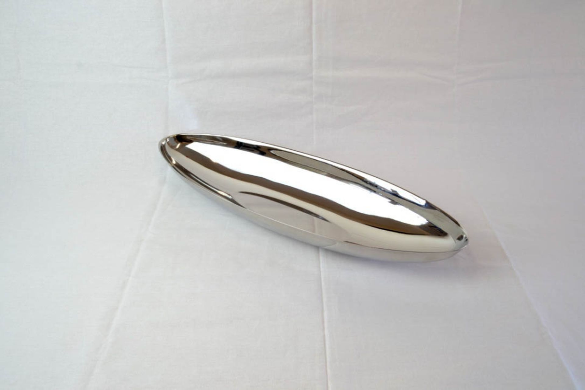 Stainless Steel Oval Boat Shaped Bowl