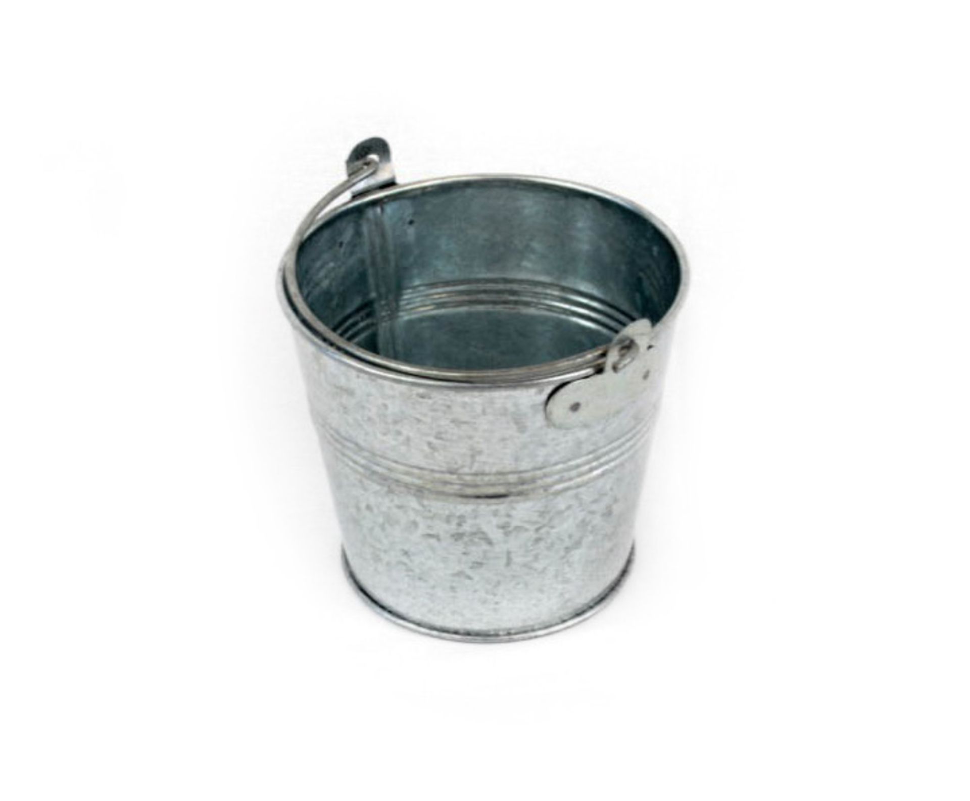 35 x 500ml Galvanised Buckets with Handles