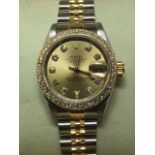 Rolex stainless steel and gold Datejust