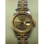 Rolex stainless steel and gold datejust 26mm