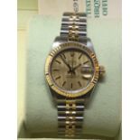 Rolex stainless steel and gold Datejust