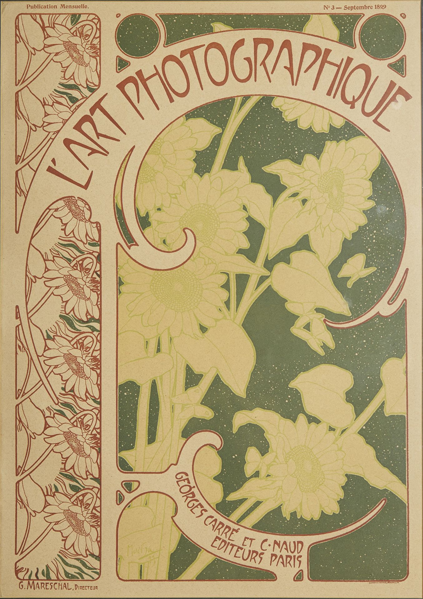ALPHONSE MUCHA , L'ART PHOTOGRAPHIQUE COVER 1889 - Image 2 of 6