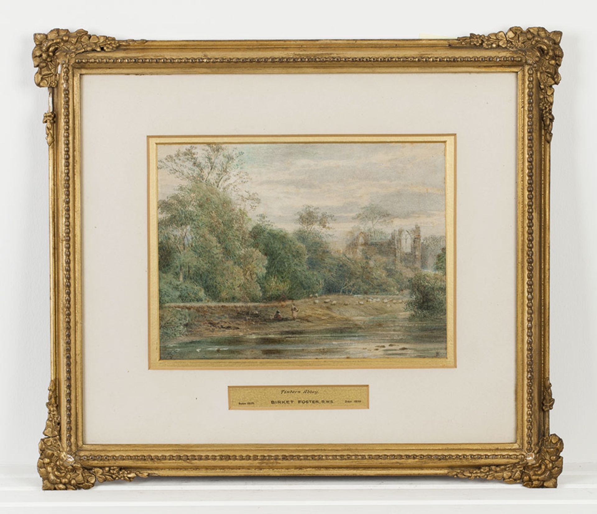 Tintern Abbey, Watercolour, Attr. Myles Birket Foster - Image 8 of 8