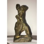 Musician bronze, 17 cms by Marek Szwarc