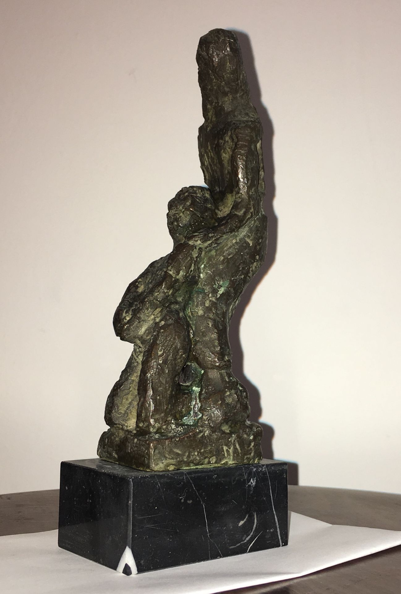 Mother and child bronze by Marek Szwarc - Image 2 of 3