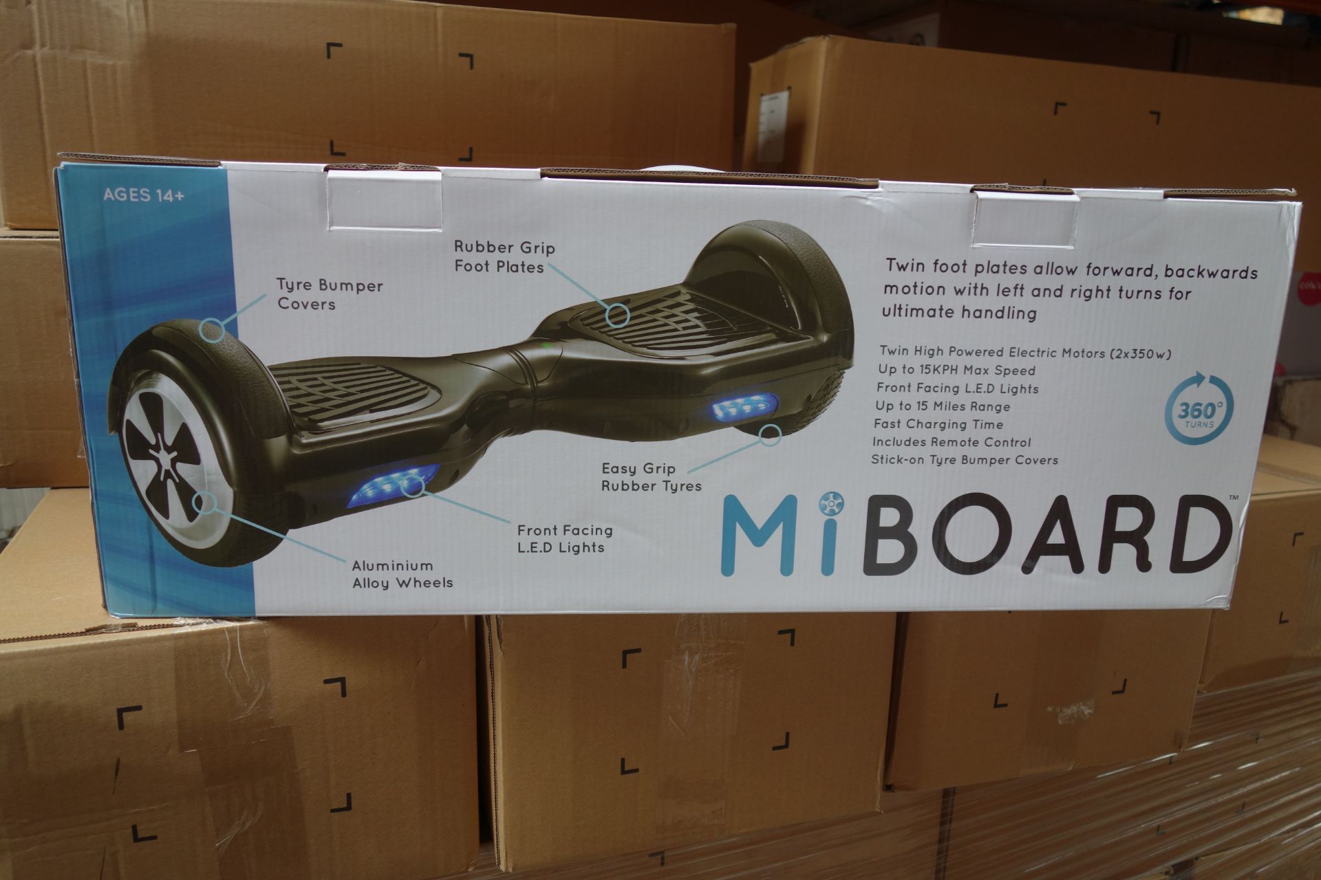 1 x MiBoard Electric Balance Board - High Quality. Original RRP £499.99. Rubber Grip Foot Plates,