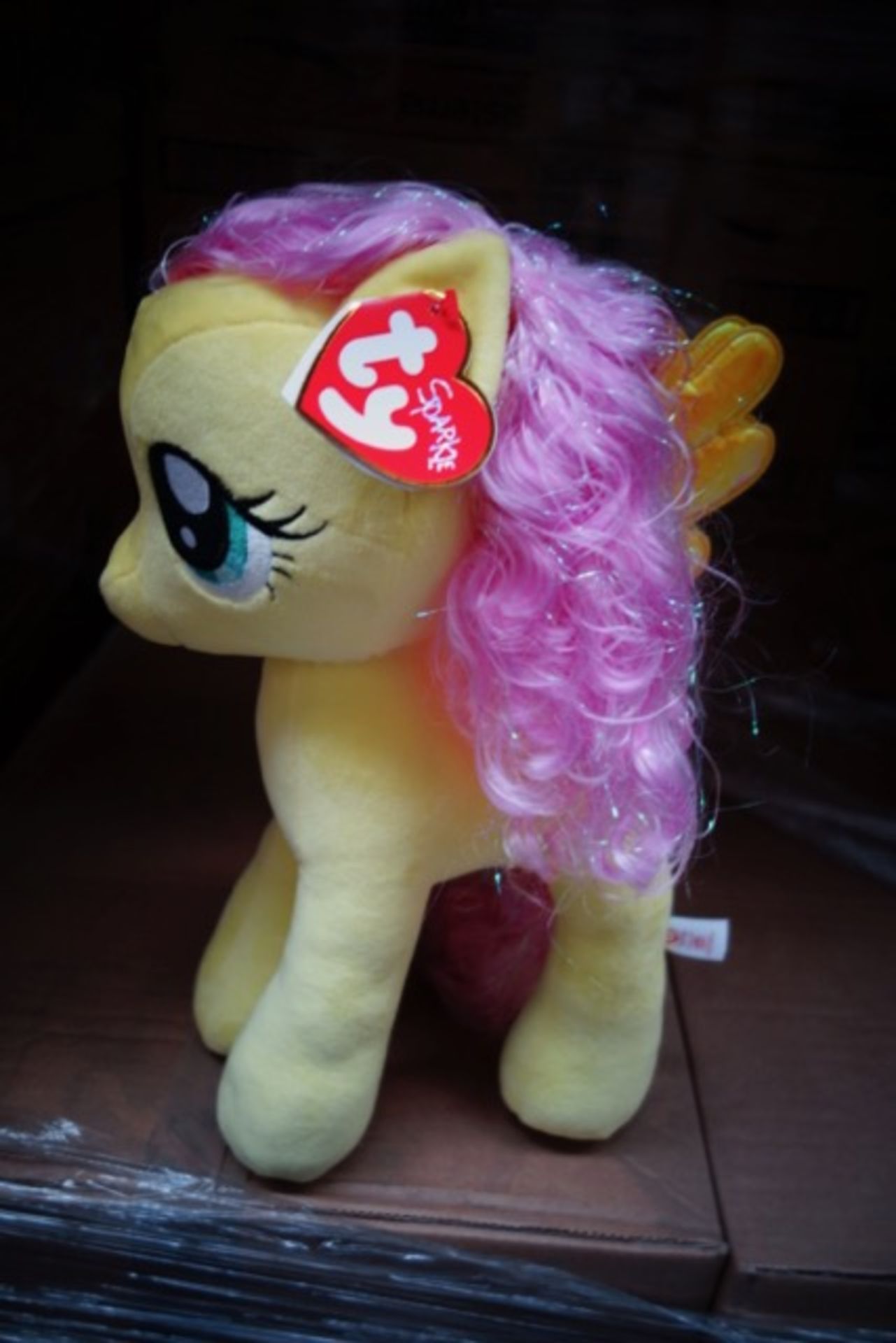 PALLET CONTAINING 60 x TY My Little Pony Fluttershy 16 Inch Large Plush. Brand new. RRP £29.99 EACH,