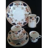 c1900 AFTERNOON TEA SET ROYAL STAFFORD IMARI PATTERN 4479. 15 piece set. Hand-painted and features a