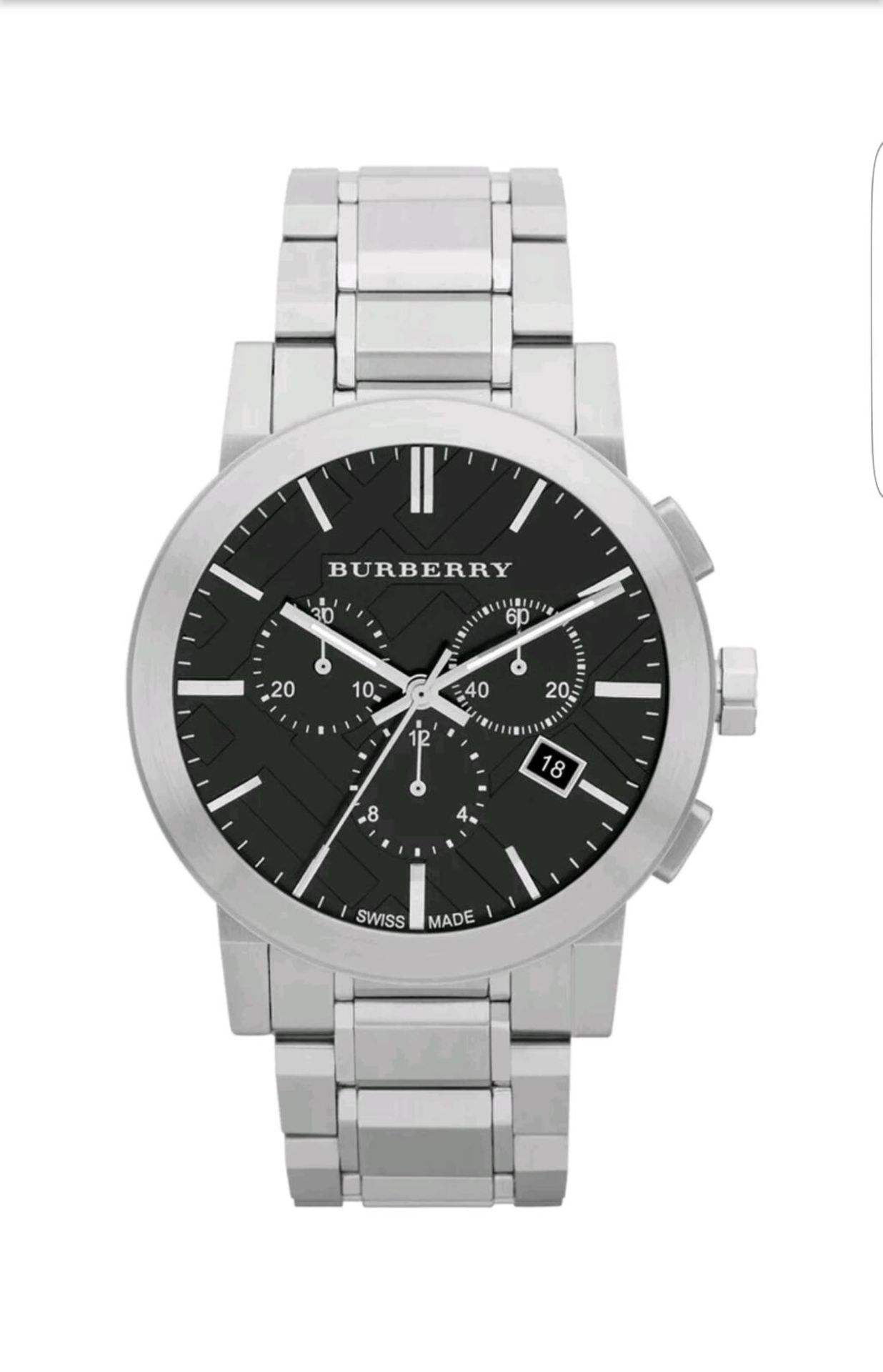 BRAND NEW GENTS BURBERRY DESIGNER WATCH BU9351, COMPLETE WITH ORIGINAL BOX AND MANUAL - RRP £499