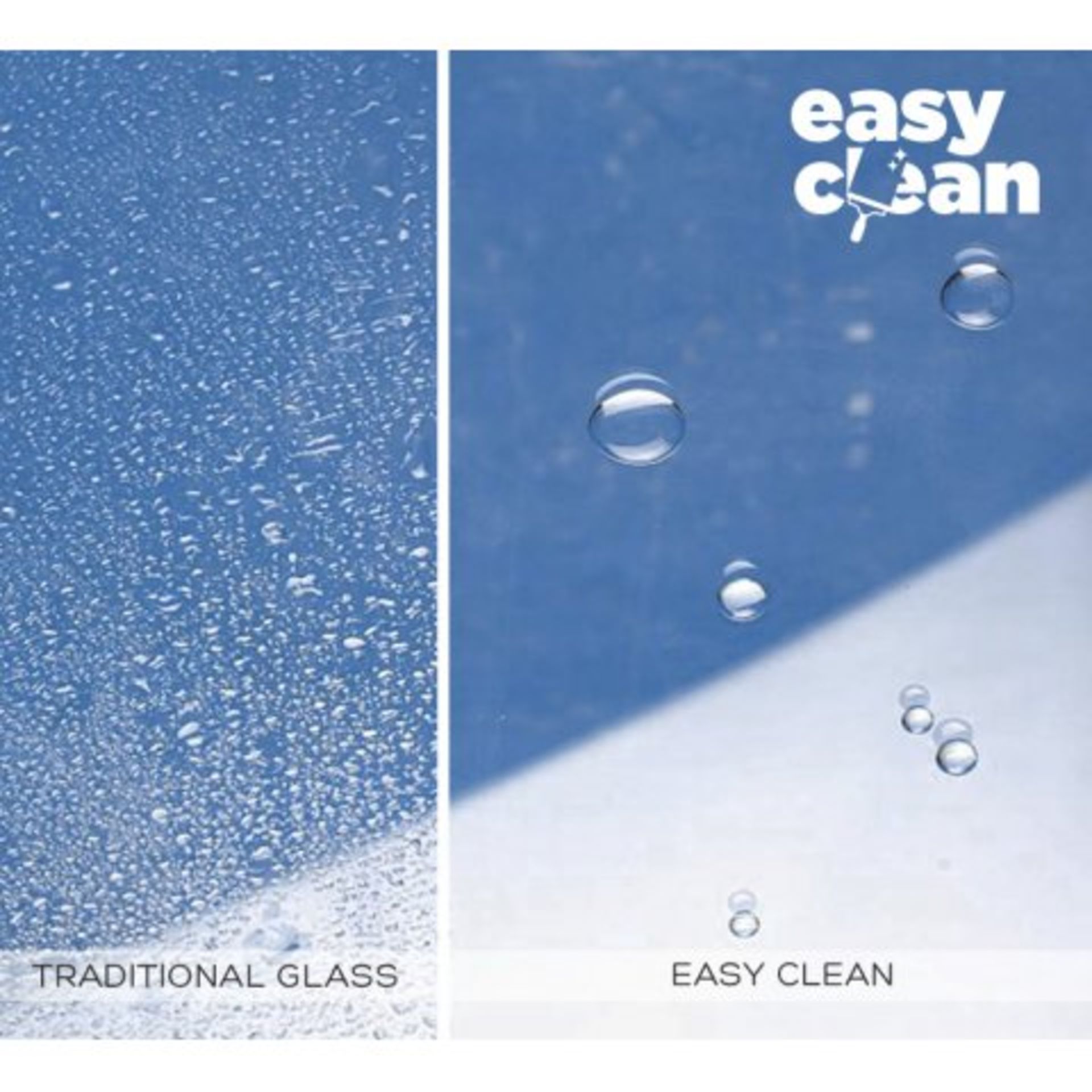 (H26) 900x900mm - 8mm - Designer Frameless EasyClean Quadrant Shower Enclosure. RRP £524.99. Premium - Bild 4 aus 5