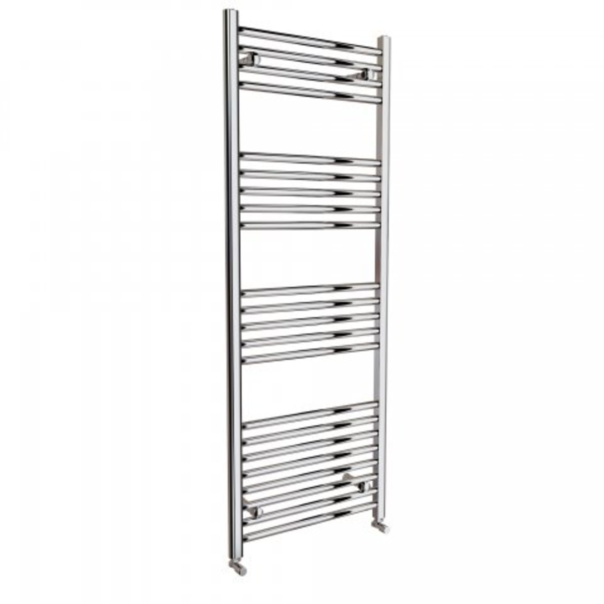 (H31) 1600x600mm - 20mm Tubes - Chrome Heated Straight Rail Ladder Towel Radiator - Natasha. RRP £ - Image 4 of 5