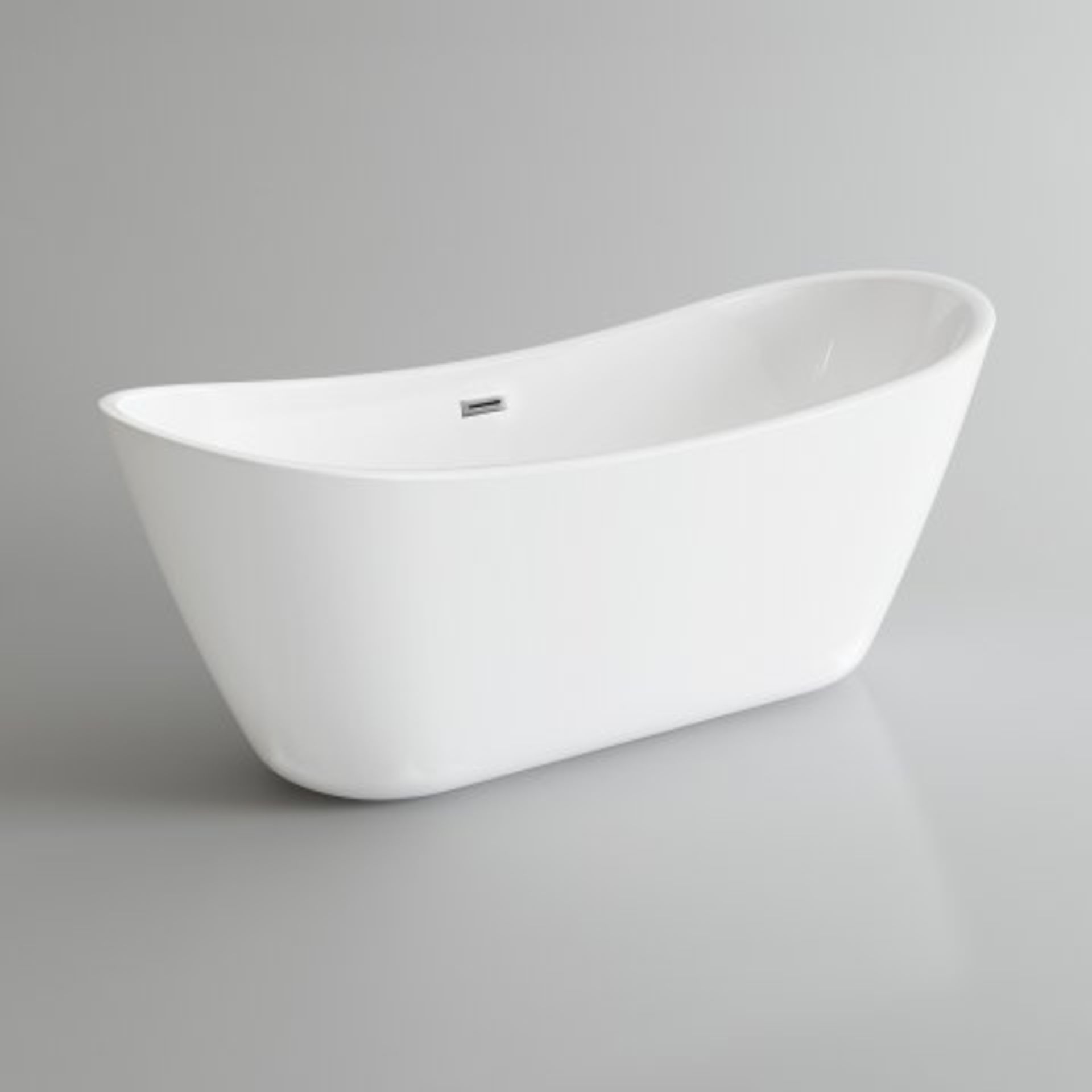 (H8) 1830mmx710mm Caitlyn Freestanding Bath - Large. RRP £1,499. Showcasing contemporary clean lines - Bild 4 aus 4