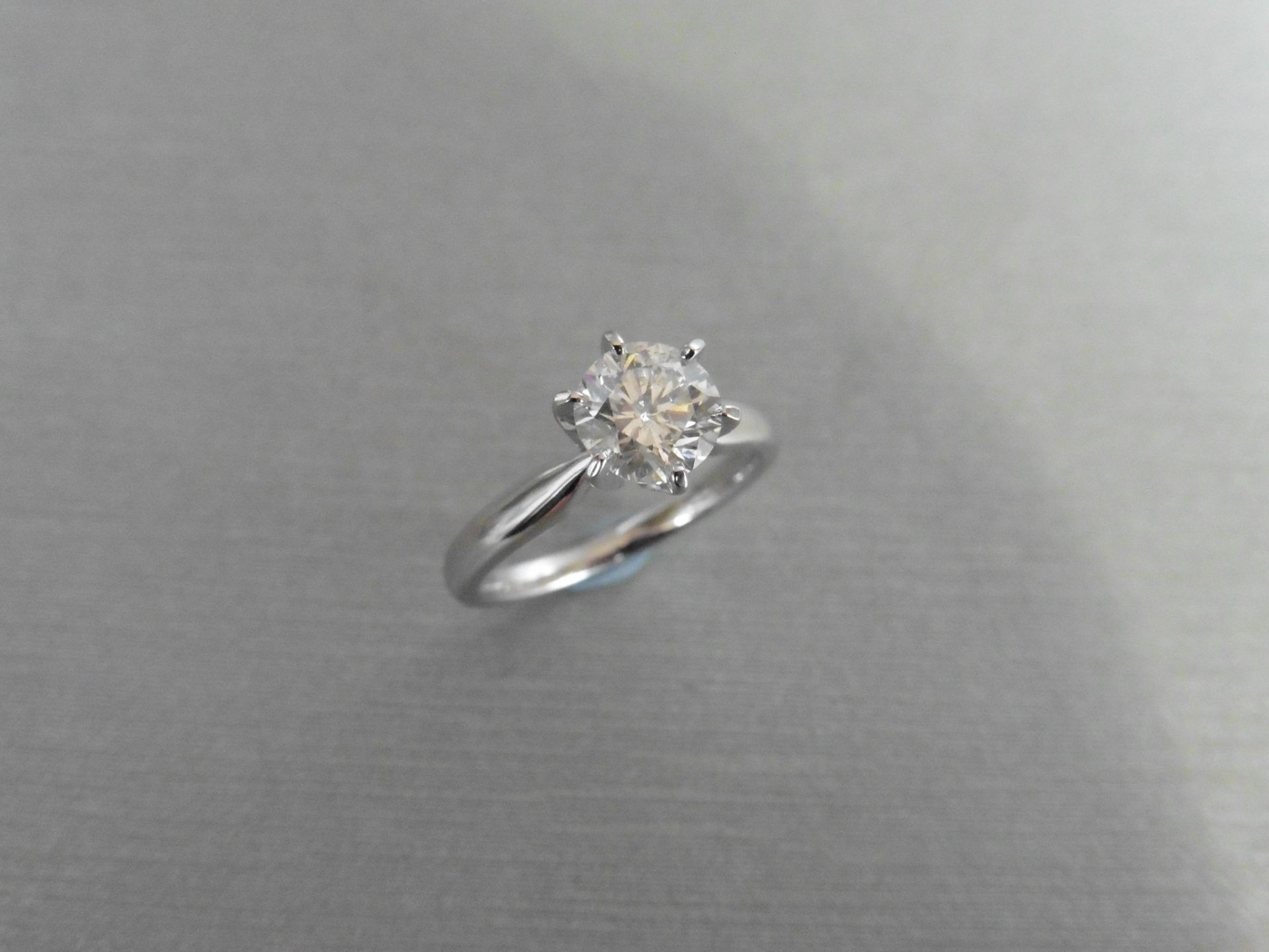 1.00ct diamond solitaire ring. Brilliant cut diamond, I colour, si2 clarity.