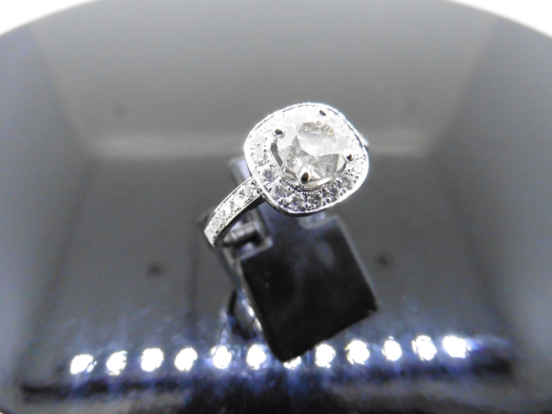 1.01ct diamond set solitaire ring set with a brilliant cut diamond 1.01ct. - Image 2 of 6