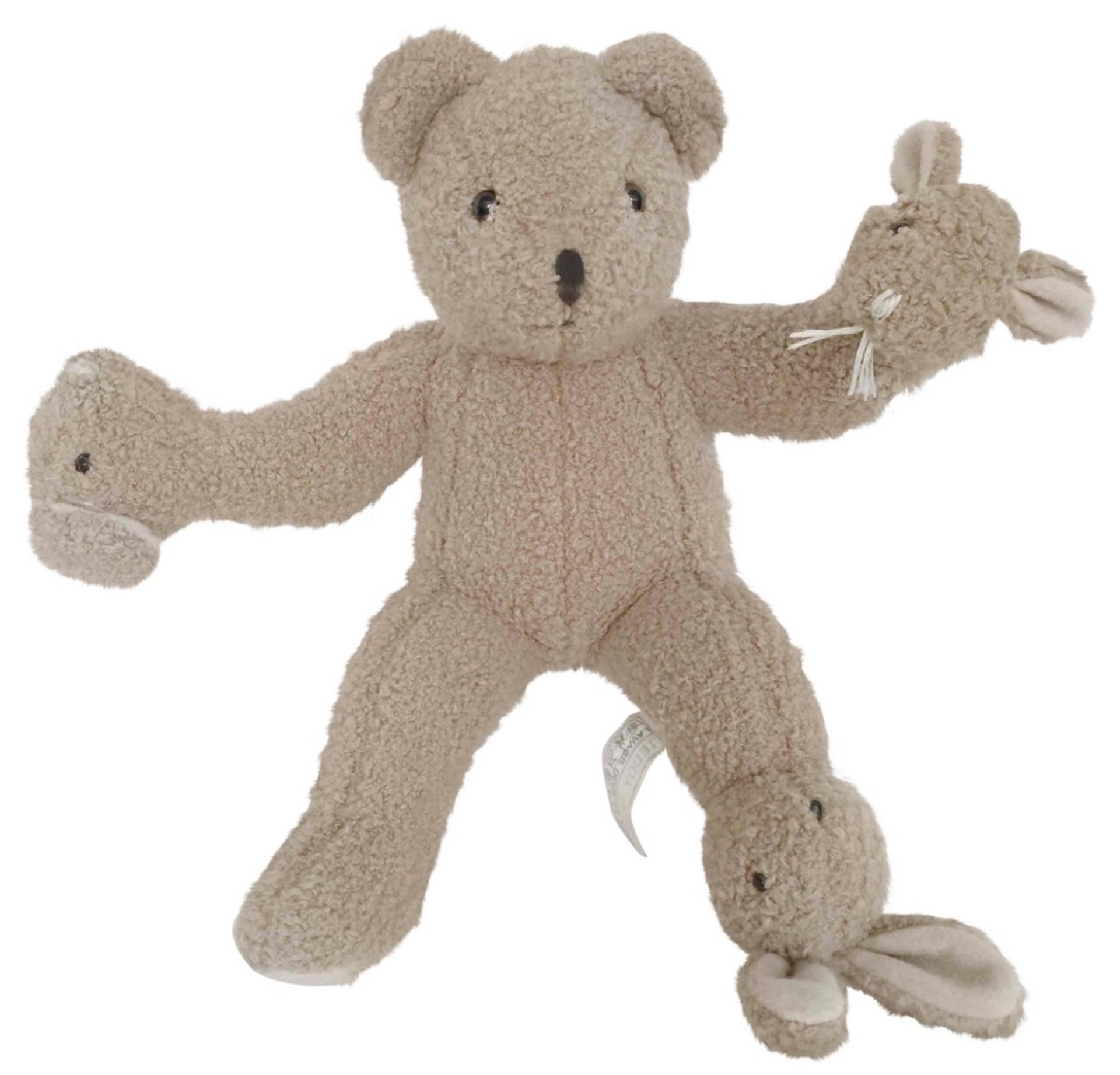 Vintage starck teddy beige in colour with multiple heads