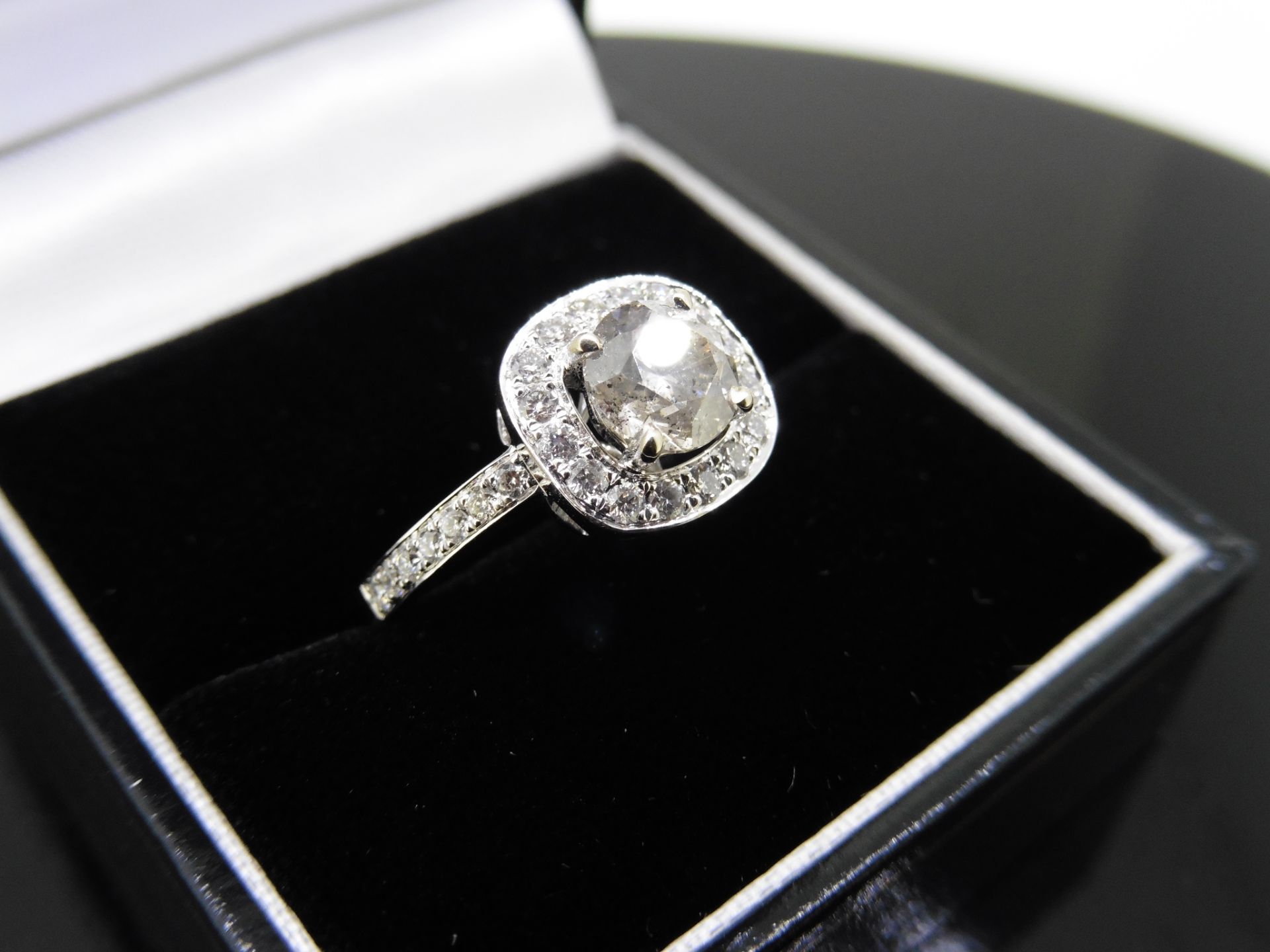 1.01ct diamond set solitaire ring set with a brilliant cut diamond 1.01ct.