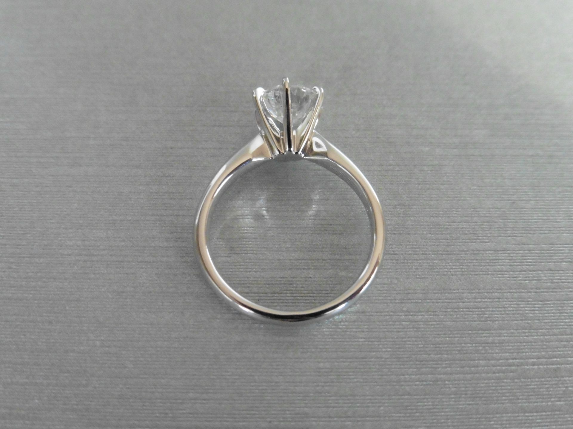 1.00ct diamond solitaire ring. Brilliant cut diamond, I colour, si2 clarity. - Image 3 of 3