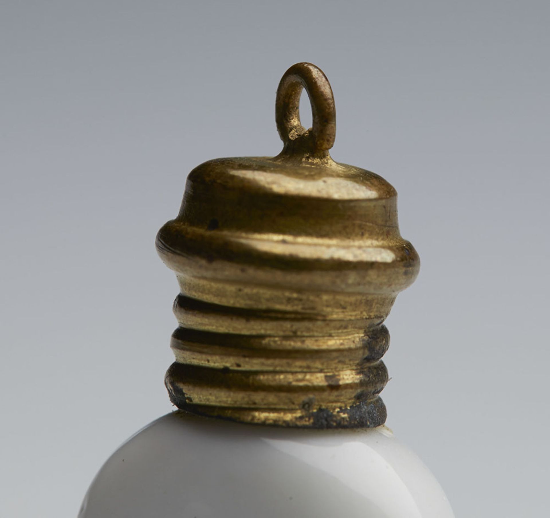 ANTIQUE MINIATURE SCENT BOTTLE WITH SAILING BOAT 19TH C. - Image 3 of 8