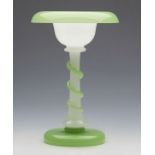 ANTIQUE FRENCH OPALINE GLASS STAND 19TH C.