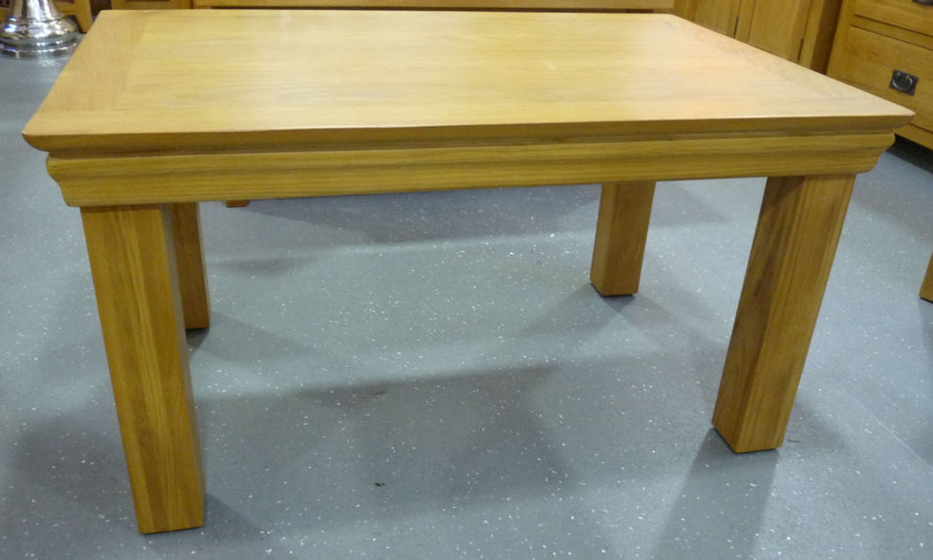 Brand new boxed direct from the manufacturers new chester farmhouse oak coffee table is a modern,