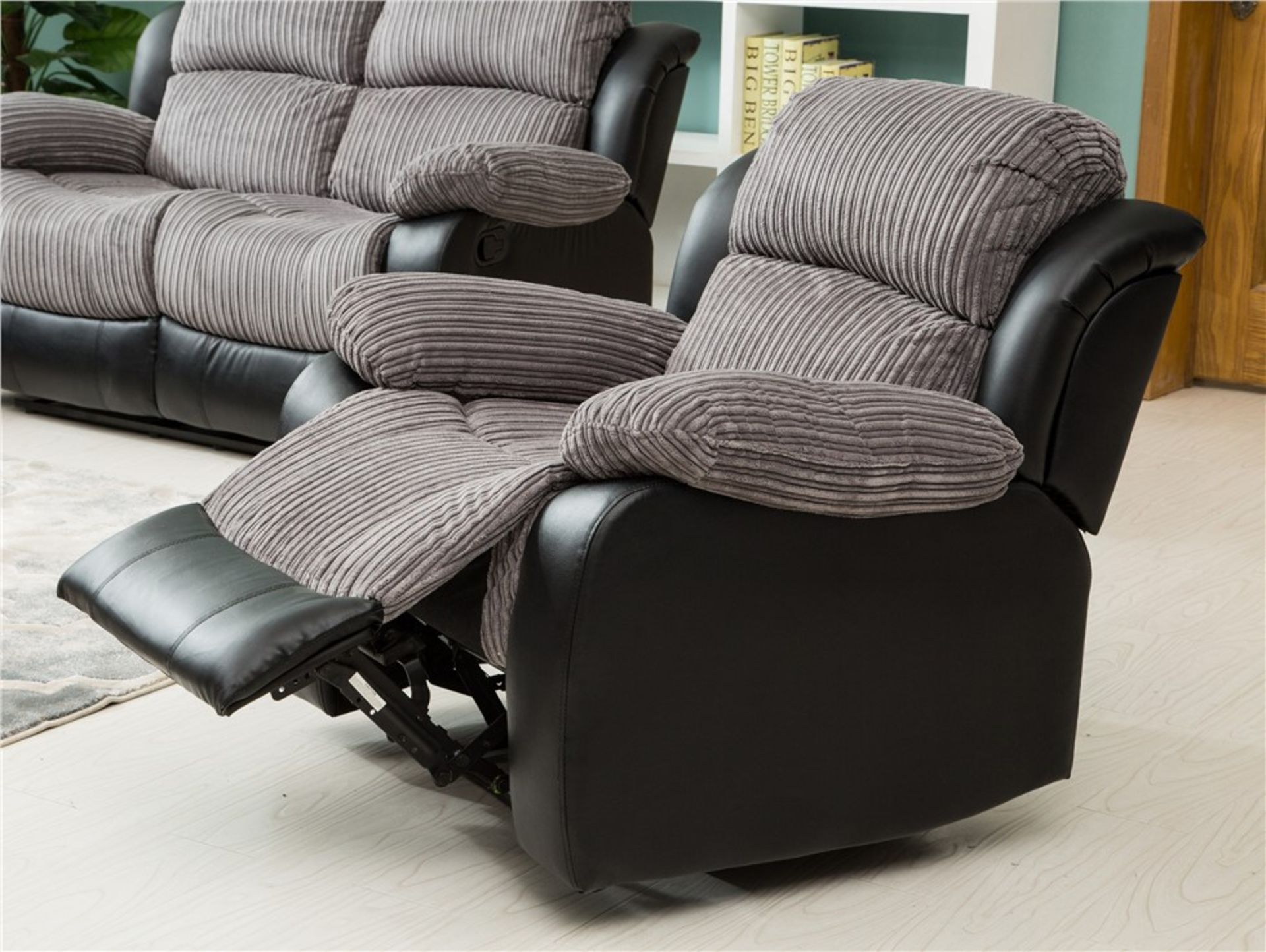 Brand new direct from the manufacturers Morrocco 3 seater reclining sofa plus 2 seater arm chair