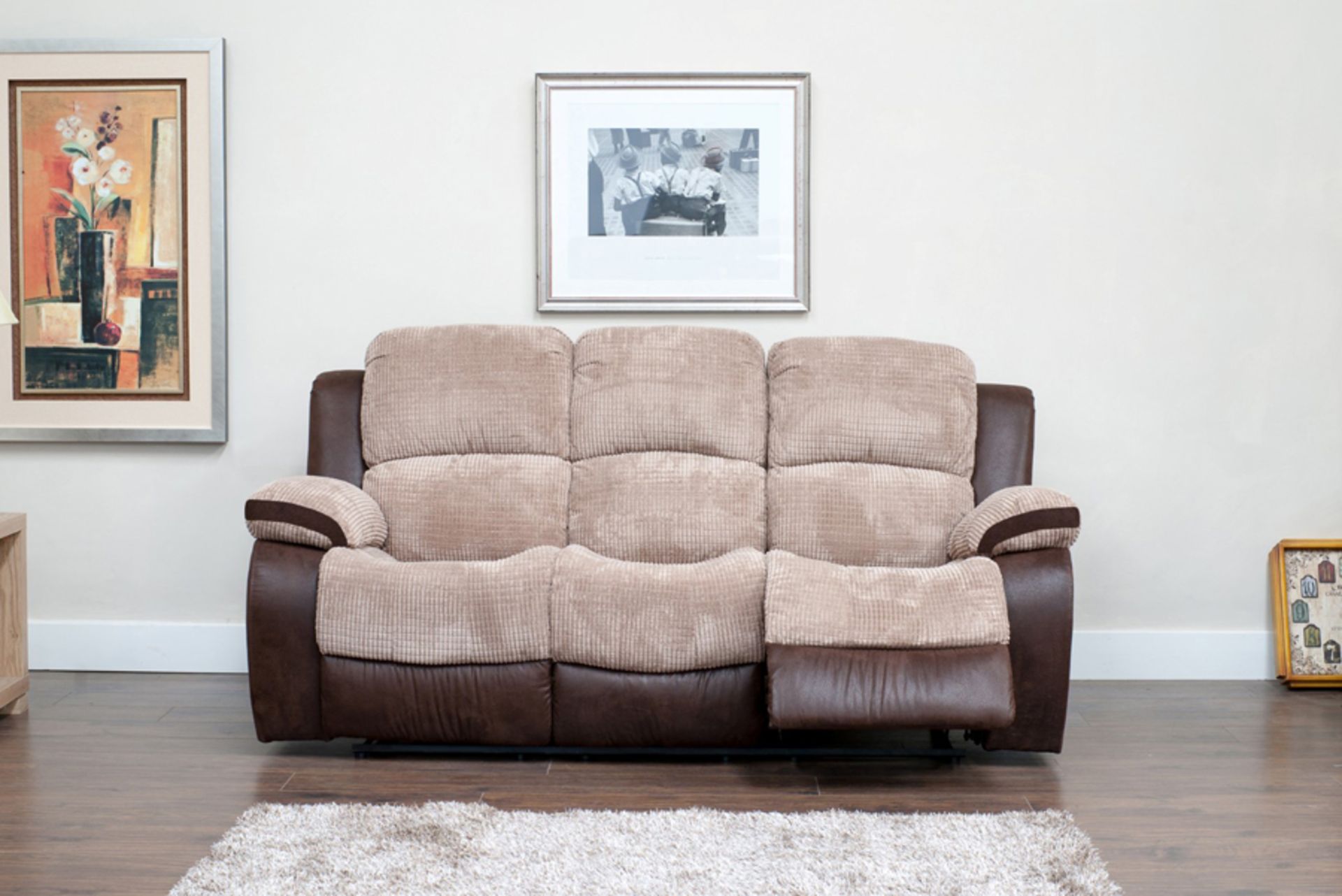 Brand new direct from the manufacturers Morrocco 3 seater reclining sofa plus 2 seater arm chair - Image 2 of 2