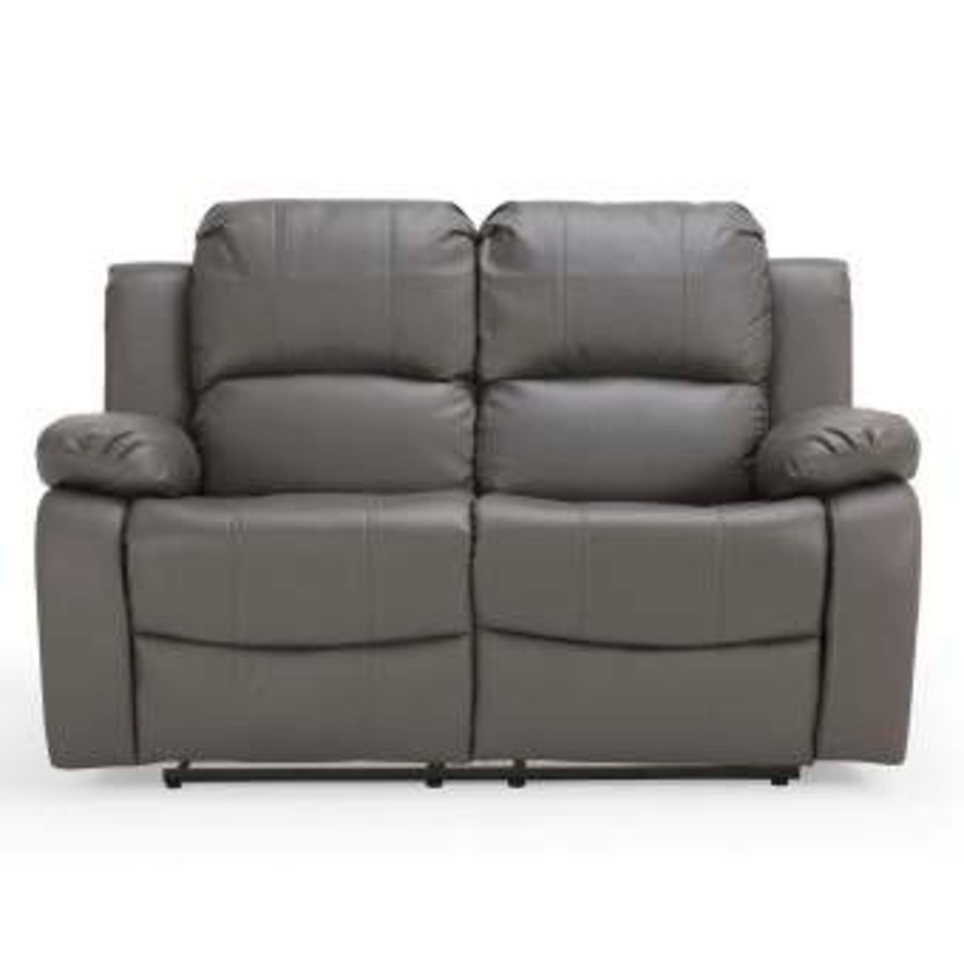 Brand new boxed direct from the manufacturers supreme valance graphite grey leather 2 seater