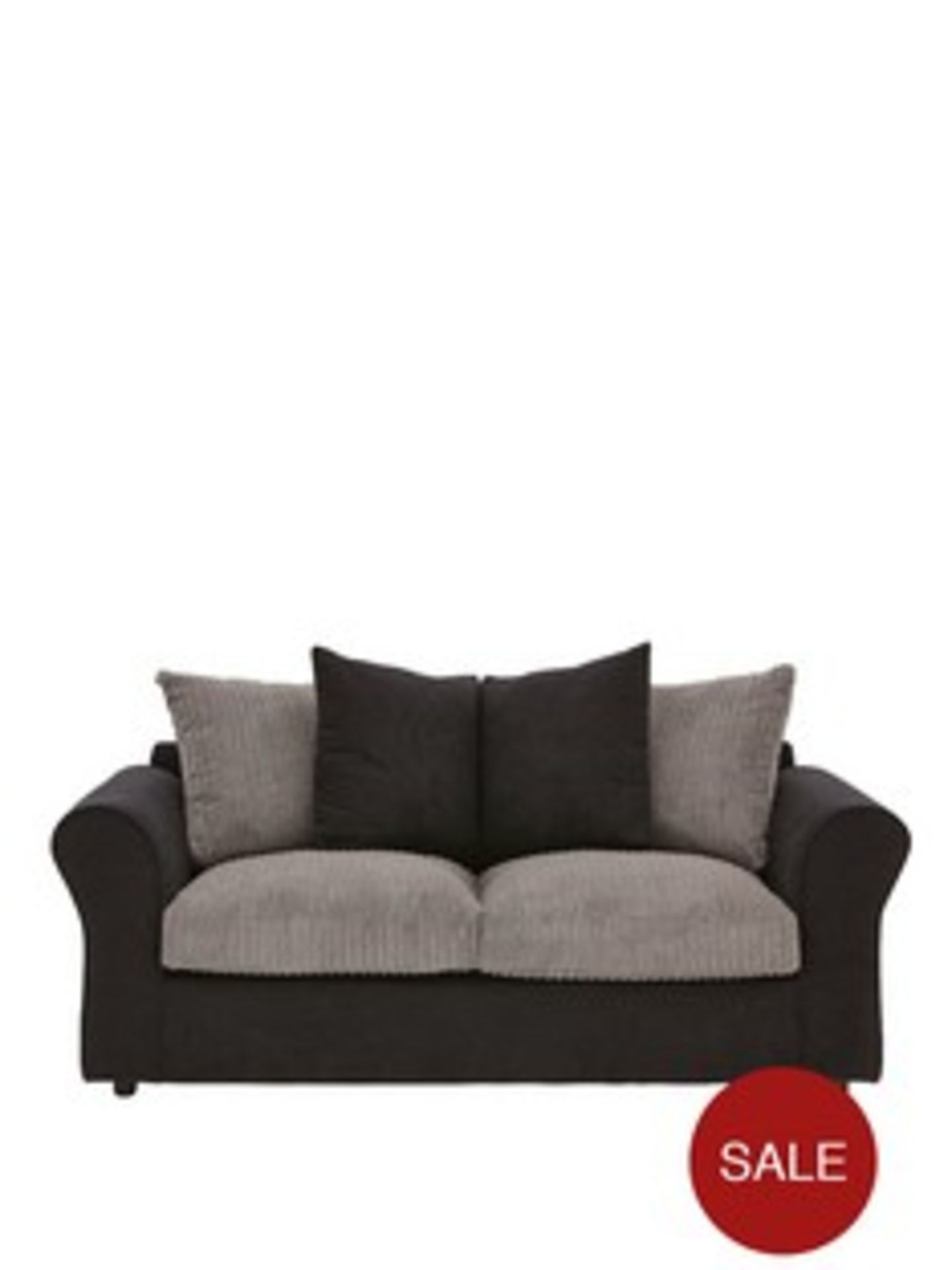 Brand new direct from the manufacturers 3 seater and 2 seater Rebecca sofas designed with a black