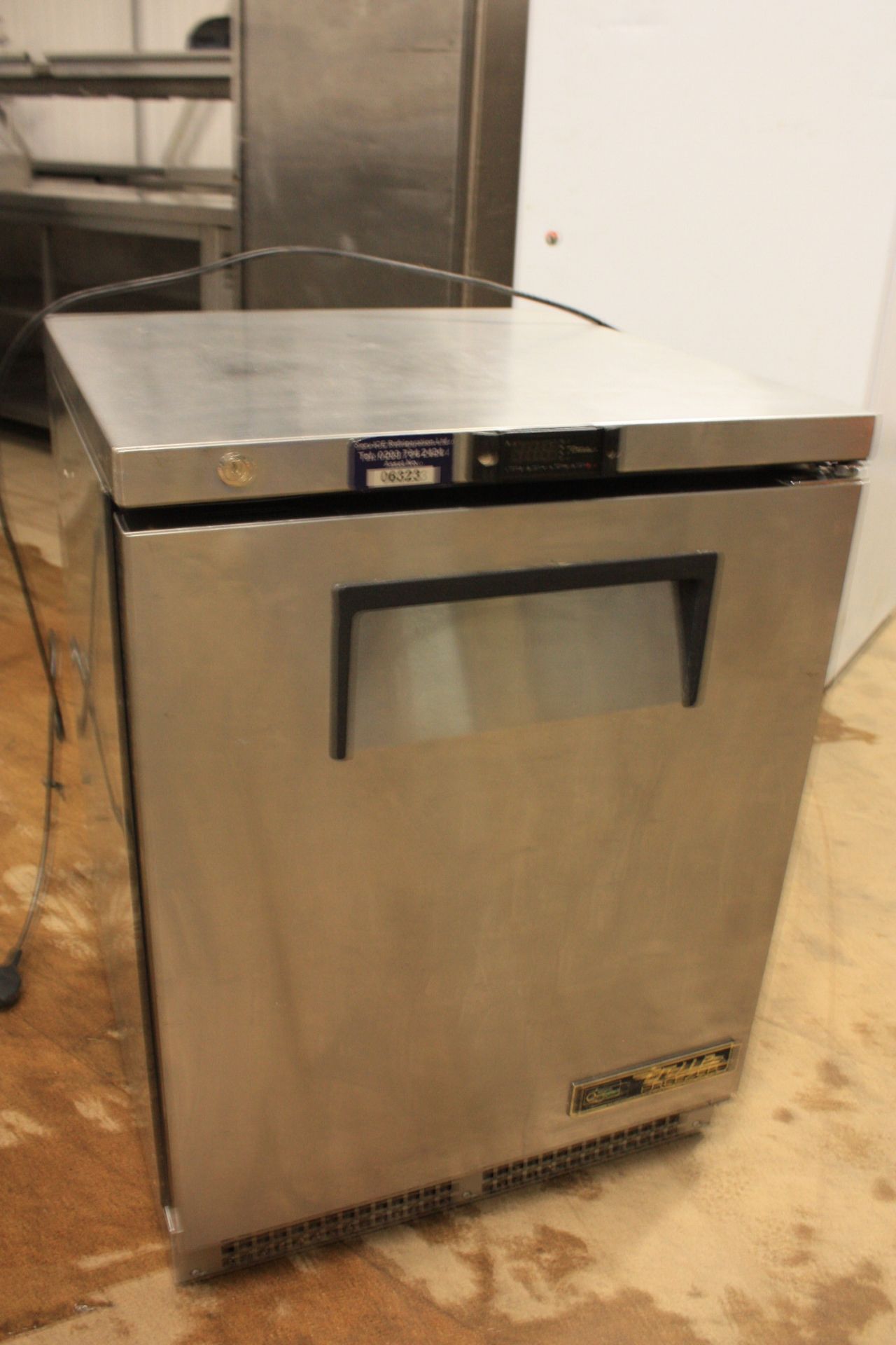 True Undercounter Freezer all stainless steel. Width 610mm x depth 630mm x height 840mm.