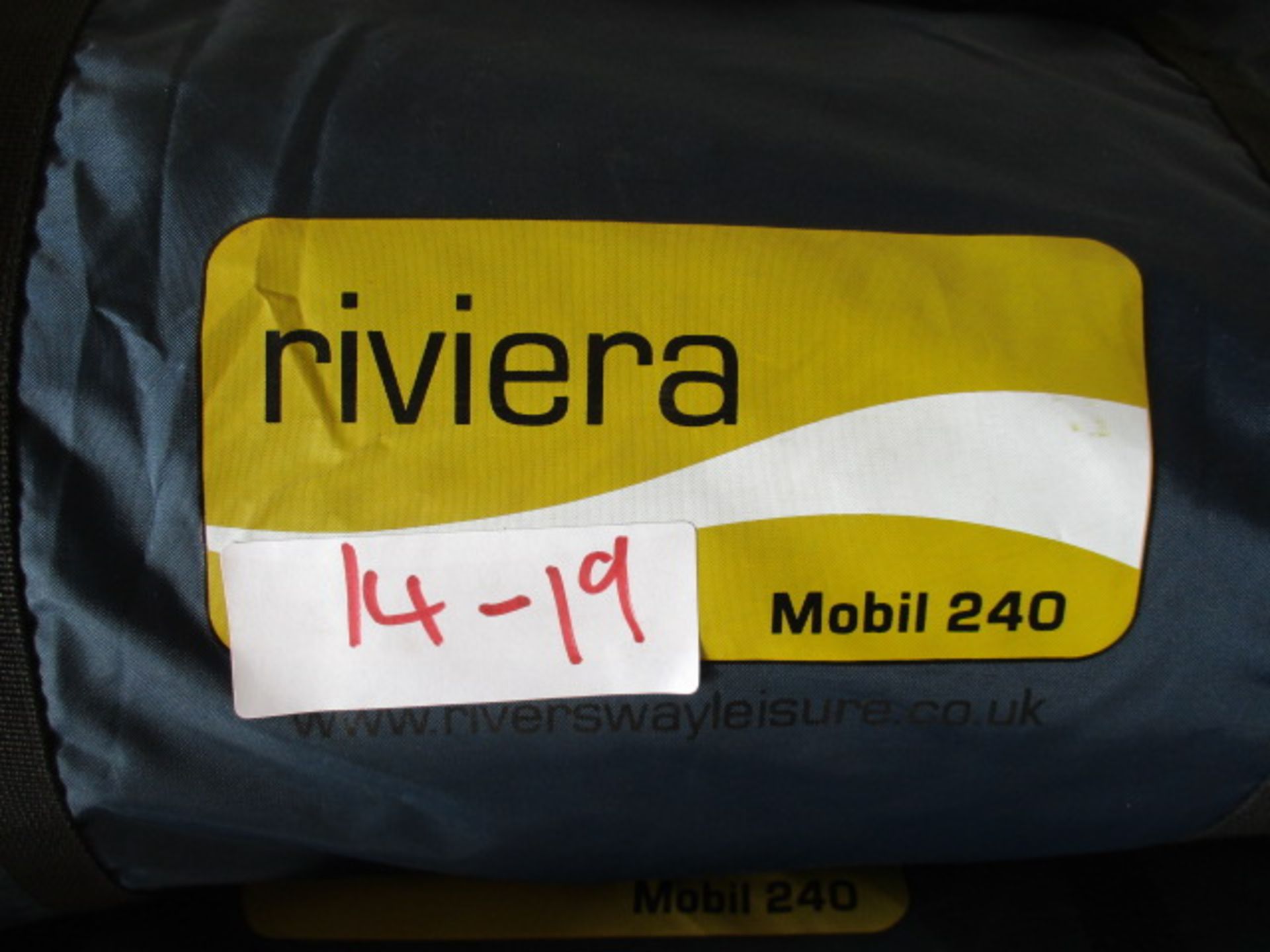 Riviera mobil 240 caravan awning as new unused RRP 369.00. Canvas Only - not a complete kit. Item