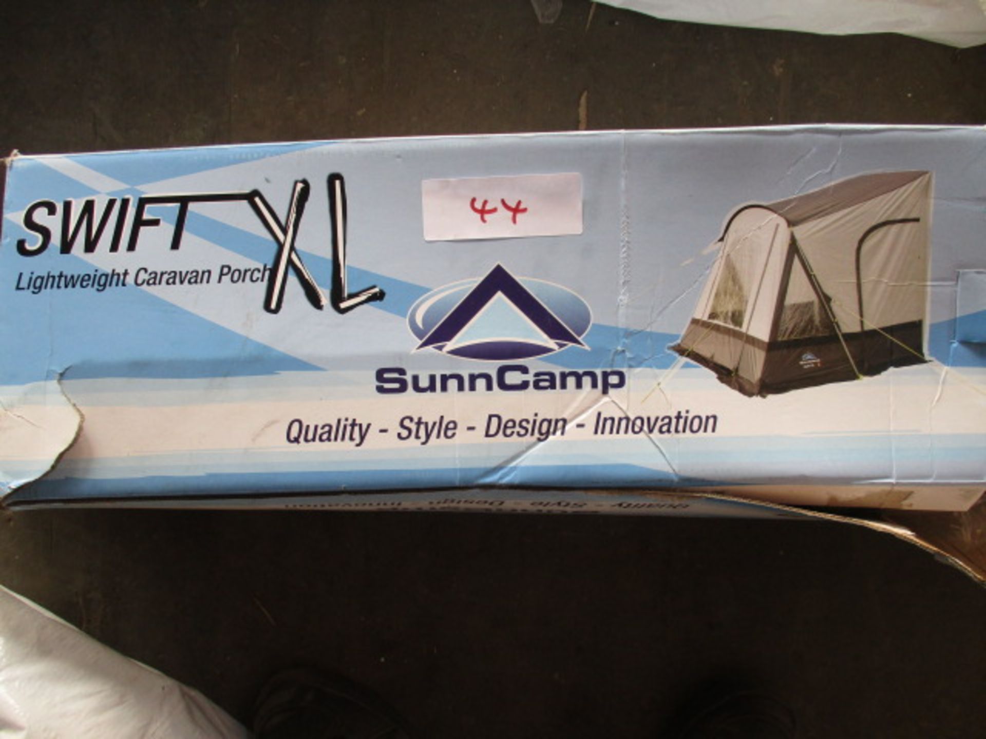 Sunn camp swift XL porch awning box looks unused