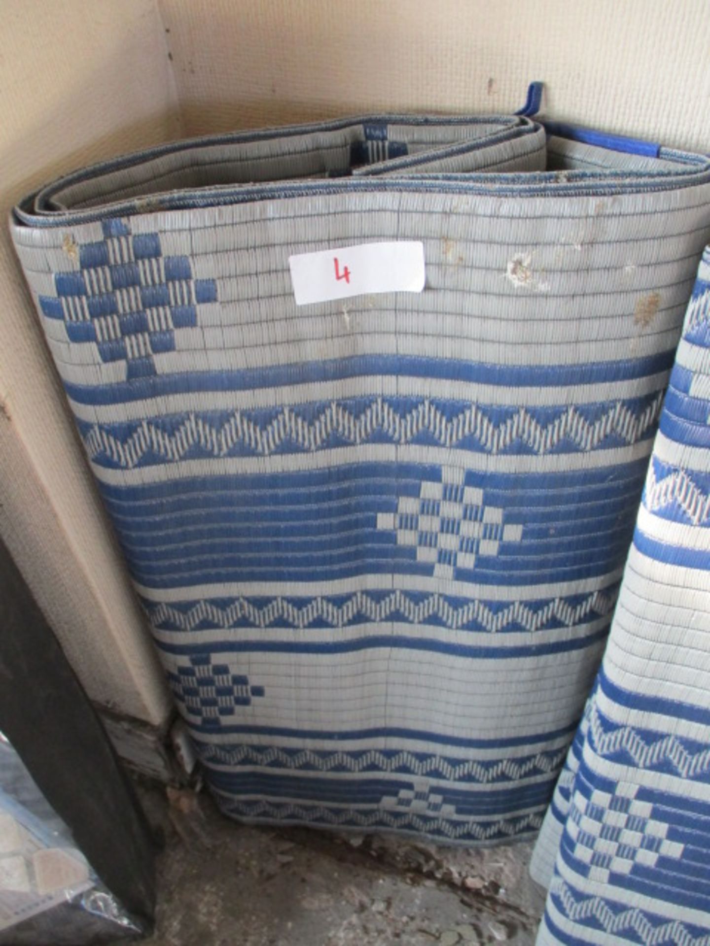 Casa Blanca awning carpet eco friendly Blue and grey colour 2.5m x 3.5m approx