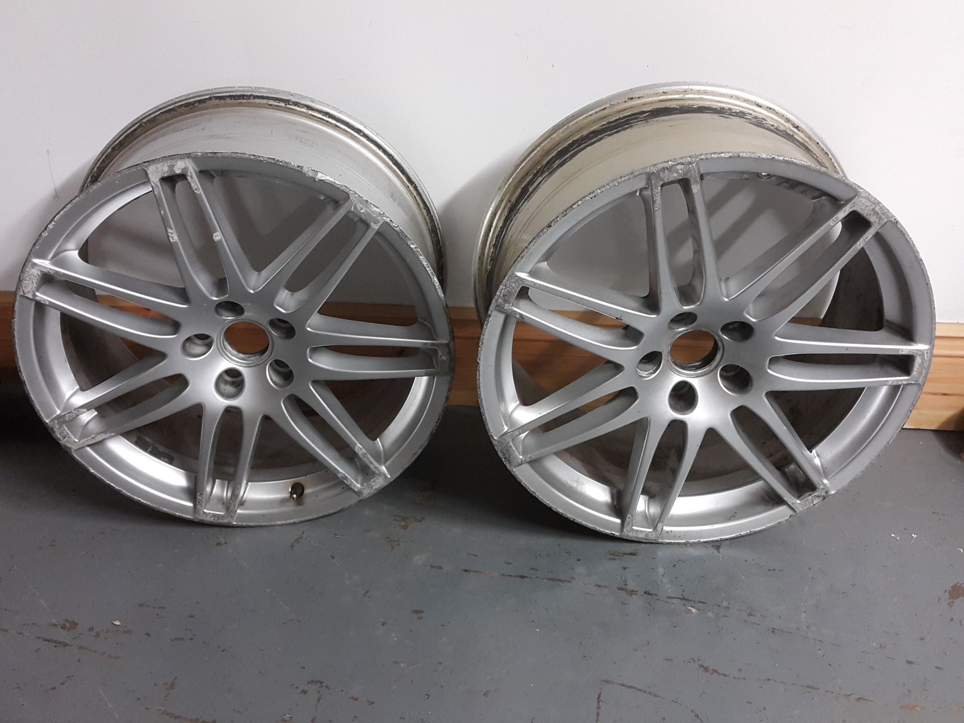 2 X AUDI S4 19" ALLOY WHEELS