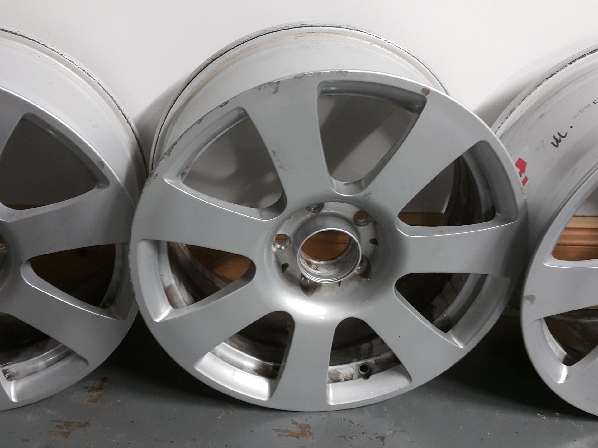4 X MERCEDES S CLASS W221 17" ALLOY WHEELS - Image 4 of 5