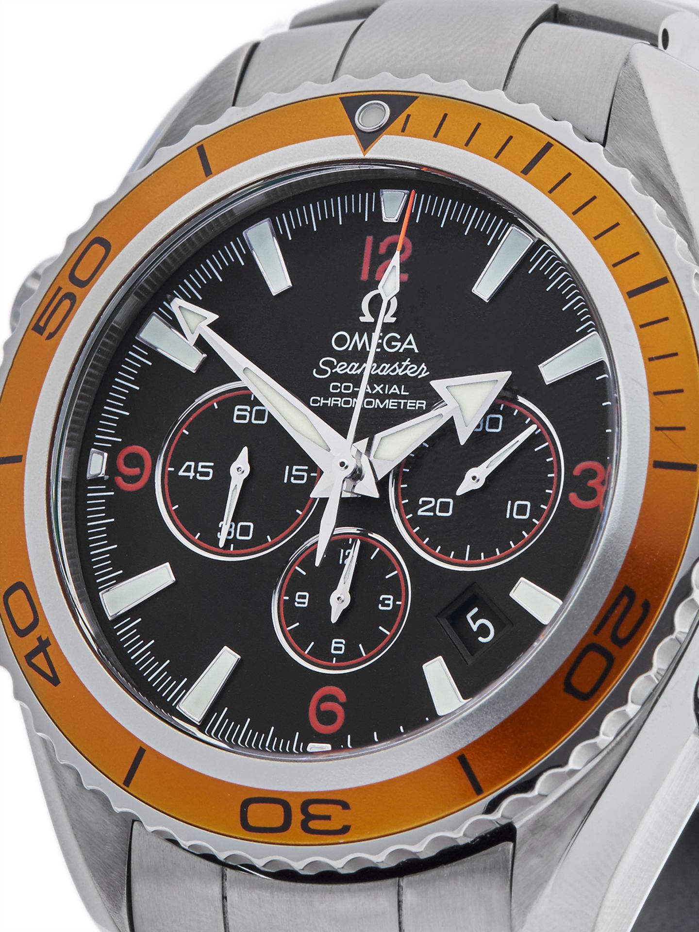 Omega Seamaster Planet Ocean Chronograph 44.5mm Stainless Steel 222.30.38.50.01.002 - Image 3 of 9