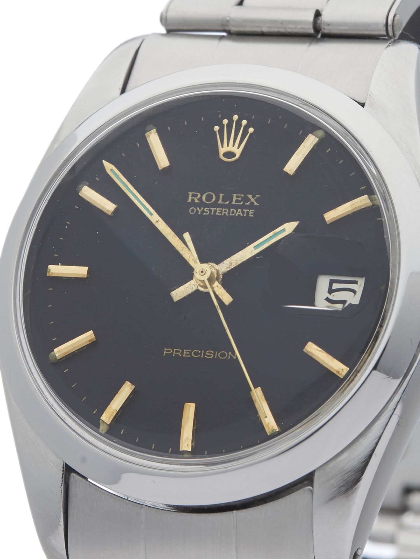 Rolex Oysterdate Precision 34mm Stainless Steel 6694 - Image 3 of 9