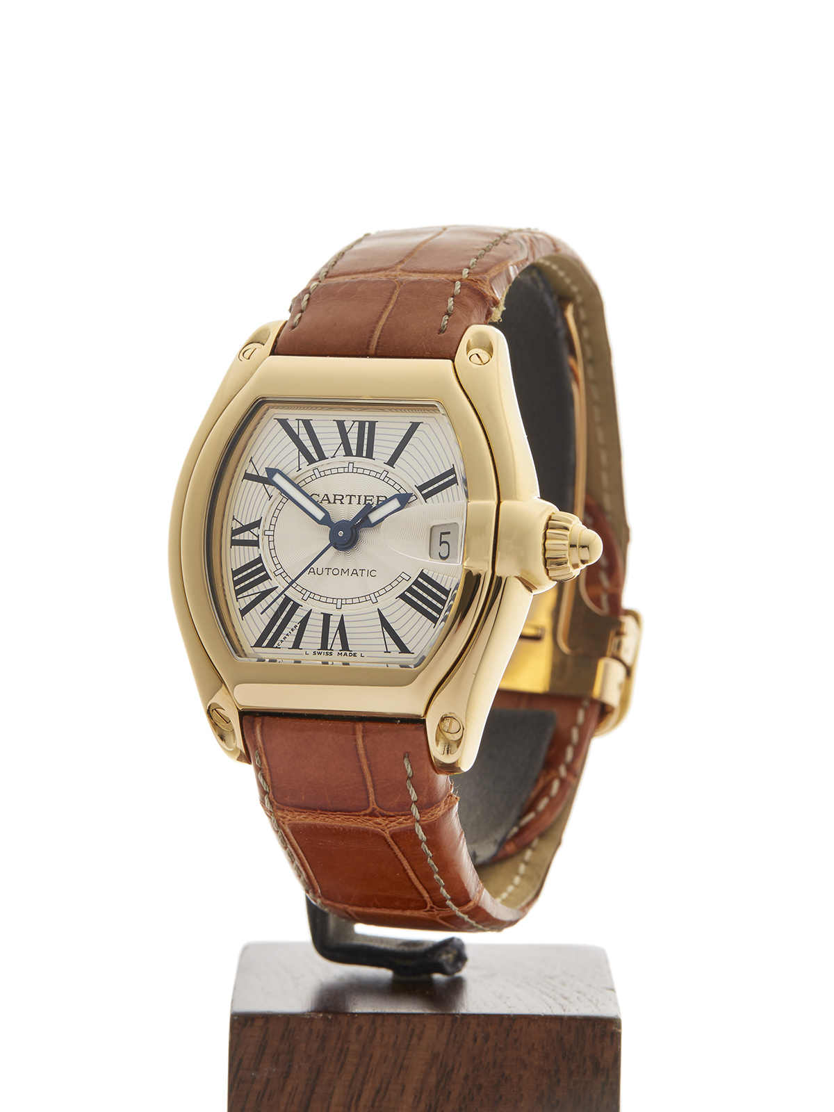 Cartier Roadster 34mm 18k Yellow Gold 2524 or W62003V2 - Image 2 of 9