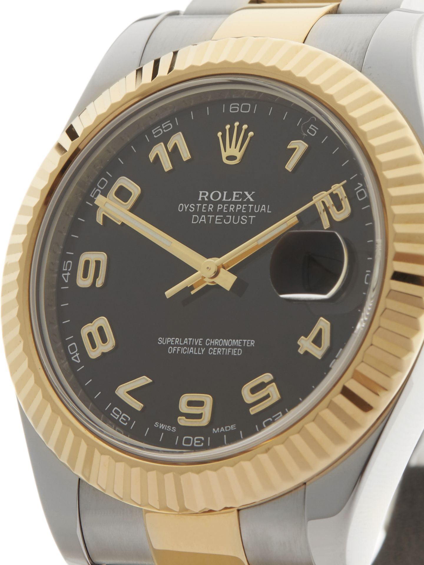 Rolex Datejust II 41mm Stainless Steel/18k Yellow Gold 116333 - Image 3 of 8