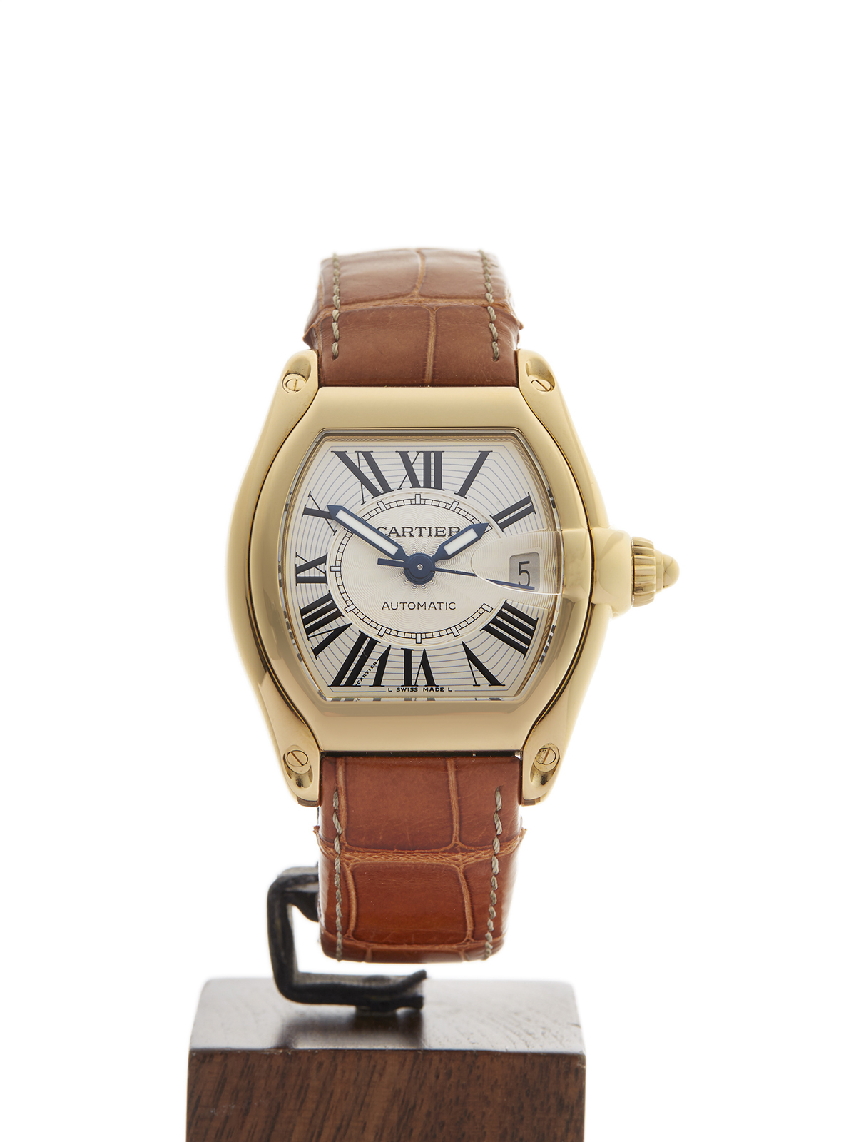 Cartier Roadster 34mm 18k Yellow Gold 2524 or W62003V2