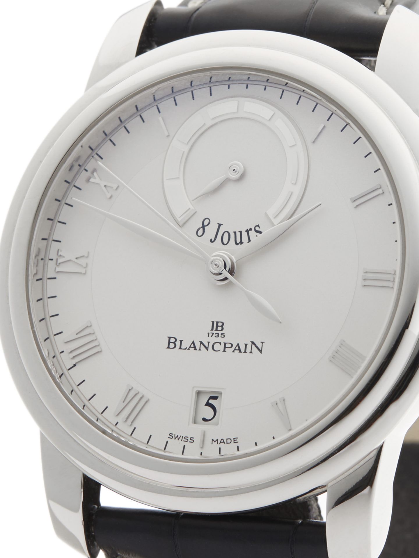 Blancpain Le Brassus 8 Days 42mm Platinum 4213-3442-55B - Image 3 of 8