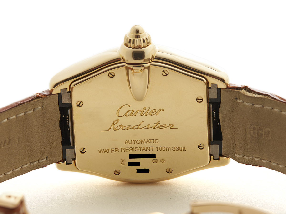 Cartier Roadster 34mm 18k Yellow Gold 2524 or W62003V2 - Image 8 of 9