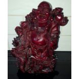 Red Buddha Figure