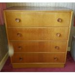 Vintage Retro Set of Drawers & Dressing Table