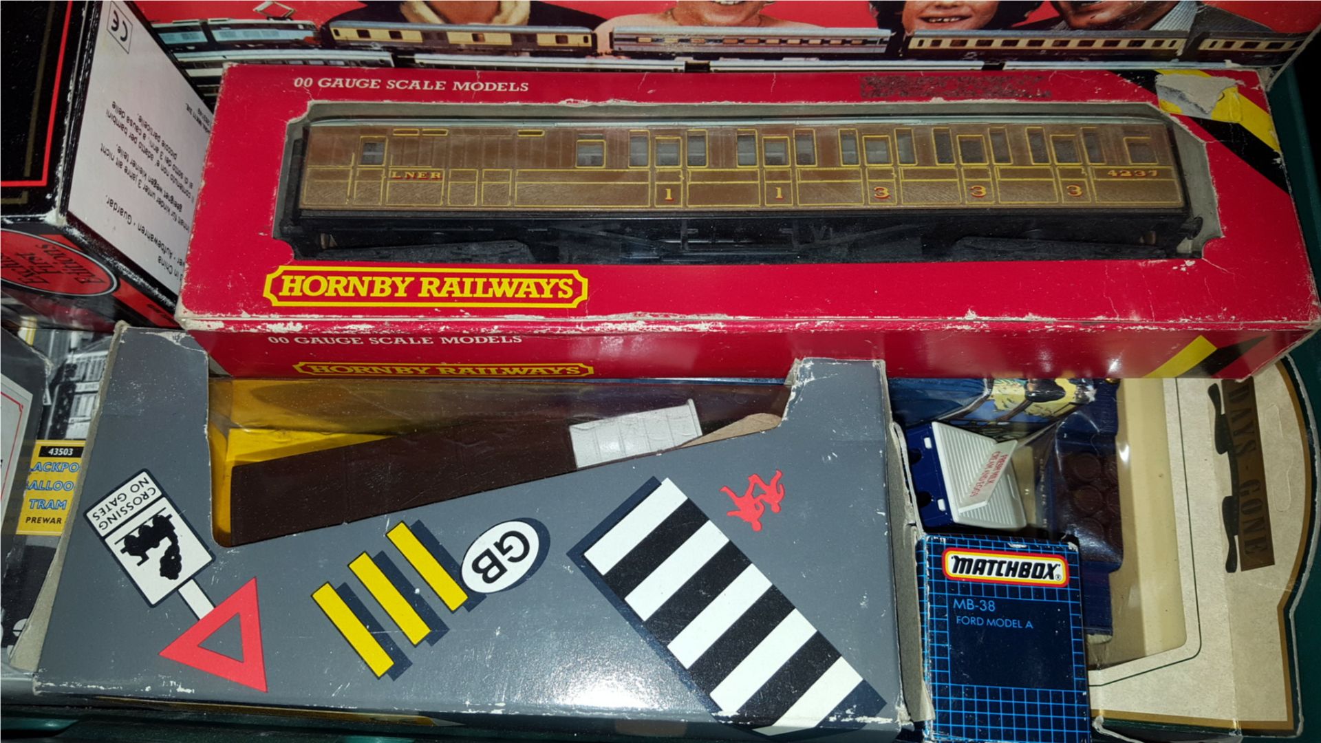 Box of Collectable Cars Trains and Other Items - Image 2 of 3