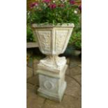 Garden Planter Urn on Stand